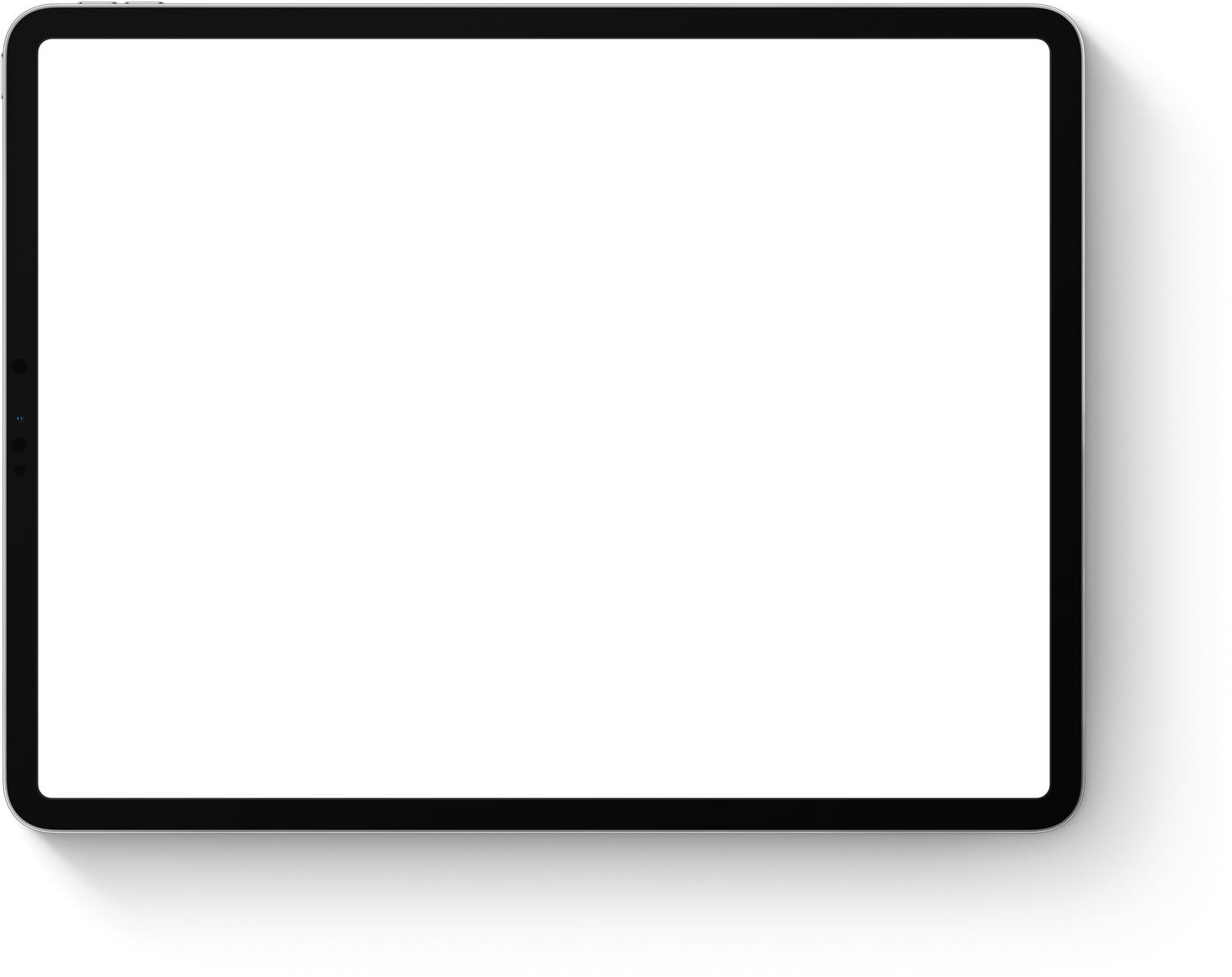 Black Apple iPad Pro Frame with Shadow